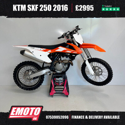 *NOW SOLD* KTM SXF 250 2016 250cc Motocross Bike @EmotoUK - Finance Available