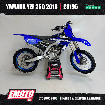YAMAHA YZF 250 2018 250cc Motocross Bike @EmotoUK - Finance Available