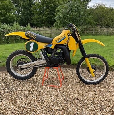 SUZUKI RM250 1982 vintage MX EVO motocross scrambler motorcycle off road project