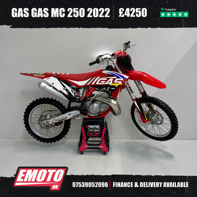 GAS GAS MC 250 2022 250cc Motocross Bike @EmotoUK - Finance Available