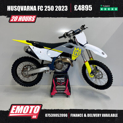 HUSQVARNA FC 250 2023 250cc 20 Hrs Motocross Bike @EmotoUK - Finance Available