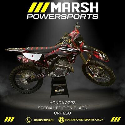 Honda CRF 250 Black Edition, Available in 23 and 24 Model -NOW 1000 OFF!