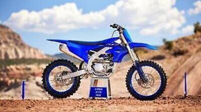 Yamaha YZ 450F, 2024, Blue Motocross Bike.