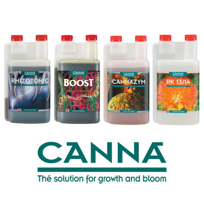 Canna Additives 250ml,1l,5l Rhizotonic,Boost,Cannazym,Pk13/14