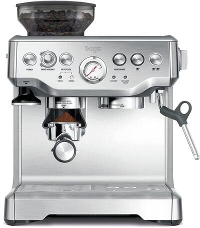 Sage The Barista Express BES875UK Bean to Cup Coffee Machine Silver Kitchen~~