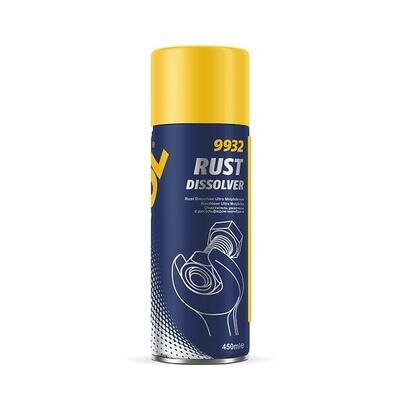 450ml Mannol Rust Dissolver Rust Remover Spray Inhibitor Derusting Spray
