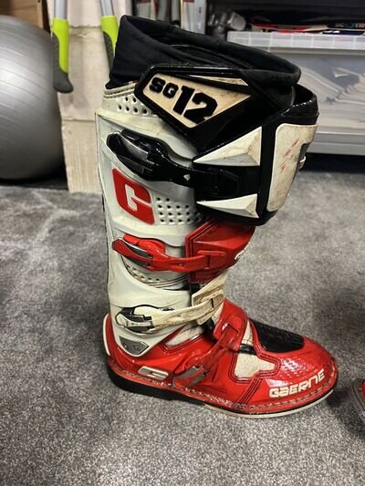 Gearne SG12 Motocross Boots UK 8