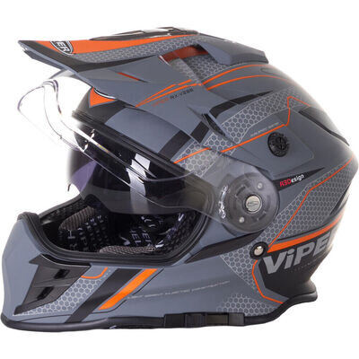 Viper RXV288 Dual Visor MX Enduro Motocross Motorbike Helmet - Matt Ventura