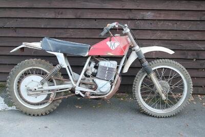 Maico 250 MX Twin Shock Motocross MotoX 1972 UK Barn find Restoration Project