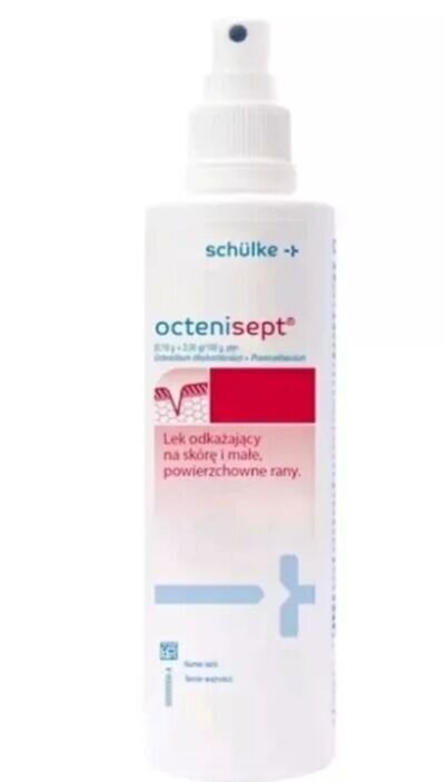 Octenisept Spray 250 ml Antiseptics Plyn, Long Exp Date 7/2028 free delivery