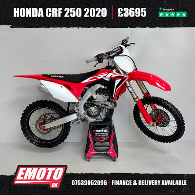 HONDA CRF 250 2020 250cc Motocross Bike @EmotoUK - Finance Available