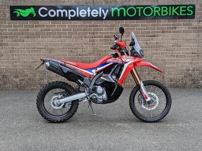 HONDA CRF250L RALLY MOTORCYCLE IN RED 2019 - ONLY 4196 MILES FROM NEW !