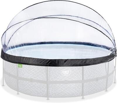 EXIT Toys Pool Dome 450cm Universel Round Heat Pool Cover, White (Open Box)