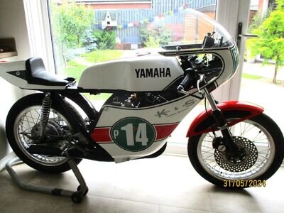 Yamaha RD-TZ replica project:RD 400 Frame:Rd 250 cc twin engine:rebuilt;1976 .