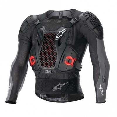 Alpinestars Bionic Plus V2 MX Motocross Protection Jacket (Black/Red)