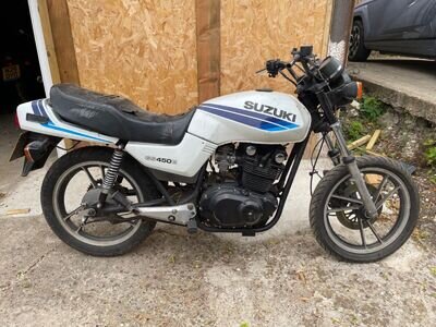 Suzuki GS450E project motorcycle