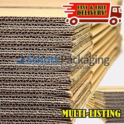 STRONG SINGLE & DOUBLE WALL CARDBOARD BOXES - POSTAL REMOVAL MOVING - QUALITY