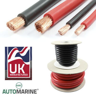 Battery Cable High Flex Starter / Inverter Wire *All Sizes and Lengths Available