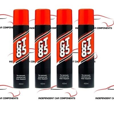 4 x GT85 SPRAY LUBE LUBRICANT PENETRATOR WATER DISPLACER CORROSION - 400ML
