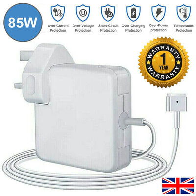 85W AC Power Adapter Charger For Magsafe 2 Apple MacBook Pro 15" 17" A1398 T-Tip
