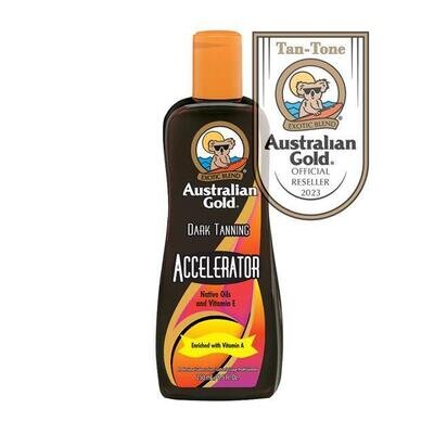 Australian Gold Dark Tanning Accelerator 250ml Sunbed Cream Lotion