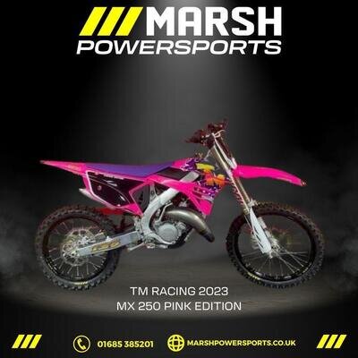 TM Racing 2023 Pink Edition MX 250 - TM Racing Main Dealer - 1,000 Off!