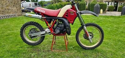 1986 Yamaha YZ250 EVO motocross running project bike barn find American Import