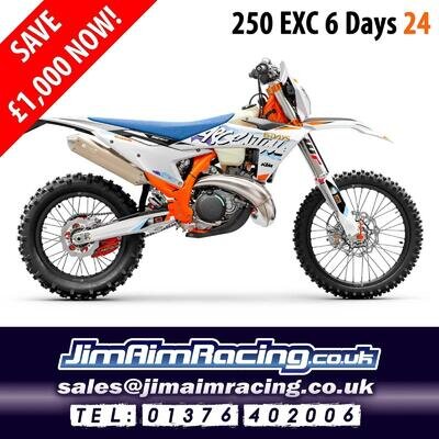 KTM 250 EXC 6 Days 24 - £1,000 discount, 0% APR available!!