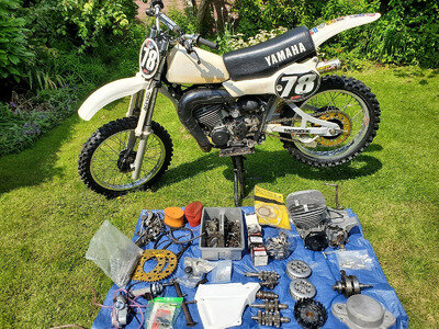 YAMAHA YZ 250 1979 race ready with spare engine and parts