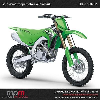 Kawasaki KX 450 2024 Model MX MotoX Motocross Bike - 1 Available UK Bike