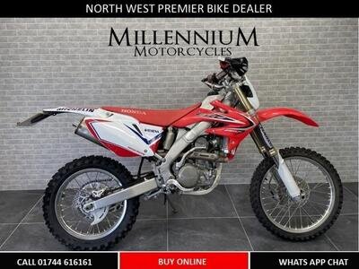 2014 HONDA CRF 250 IN RED WITH 360 MILES.