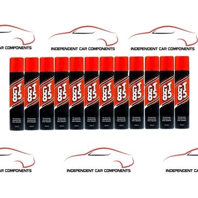 12 x GT85 SPRAY LUBE LUBRICANT PENETRATOR WATER DISPLACER CORROSION 400ML