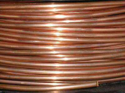 1M Pure Copper Wire Round Solid 0.5mm to 2.0mm £2.25- £2.85