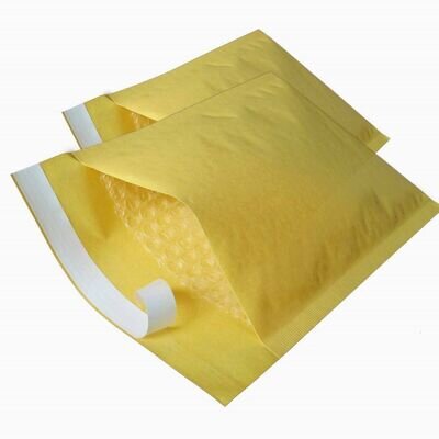 PADDED BUBBLE LINED ENVELOPES / BAGS - GOLD MAILERS - ALL SIZES & AMOUNTS