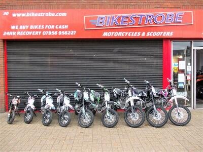 STOMP PIT BIKES NEW 65 90 110 120 125 140 160 ALL MODELS OFFICIAL DEALER