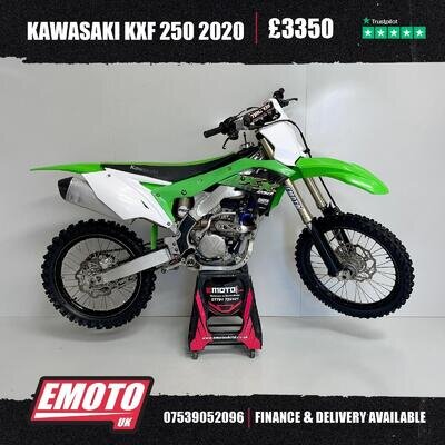 KAWASAKI KXF 250 2020 Motocross Bike 250cc @EmotoUK - Finance Available