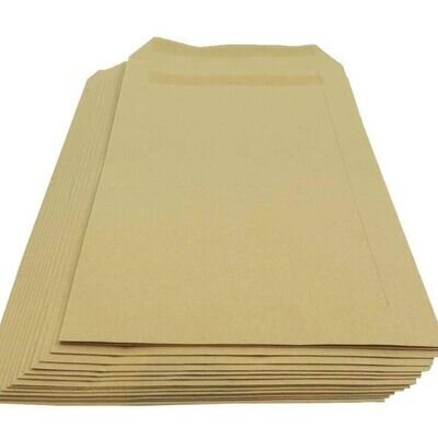 Strong Postal A4 C4 A5 C5 Plain (No Window) Self Seal Manilla Brown Envelopes