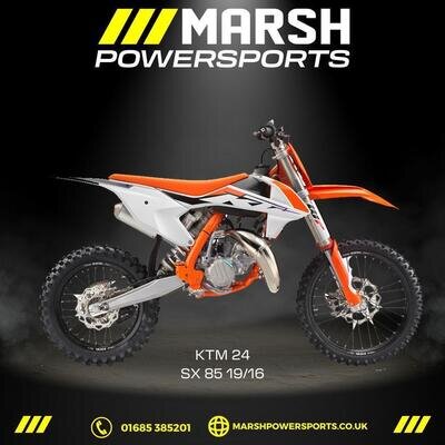 KTM 85SX Big Wheel 2024 Model - KTM Main Dealer - Now 0% finance available!