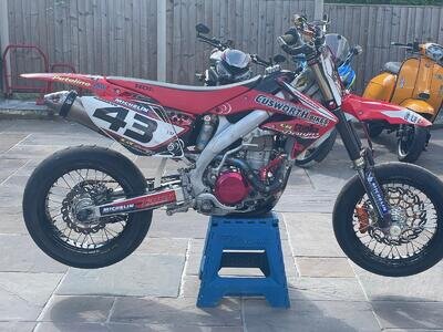 Honda CRF450R SUPERMOTO CRF 450 R 490CC SM WITH SPARES CRF450