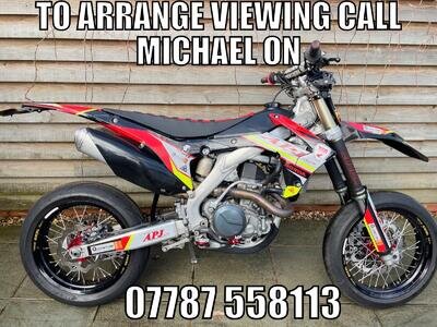 2016 / 16 Honda CRF450L Supermoto £4250 Red 3800 miles.