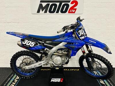 2022 USED YAMAHA YZF 450 (AKRAPOVIC EXHAUST) MOTOCROSS BIKE YZF SXF FC CRF