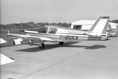 Robin Hr.100-250, F-BVKA at Save-Goteborg, 15 May 1976 - B&W Neg