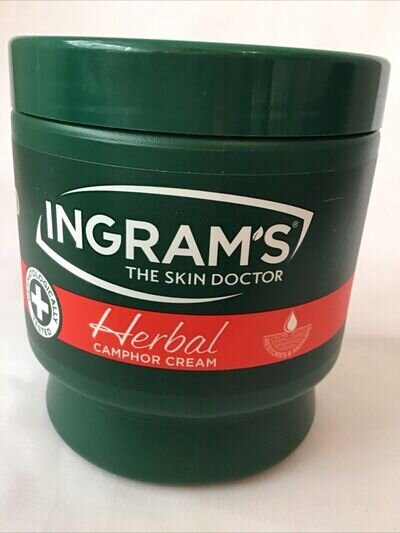 Camphor Cream Ingrams 450g Green, 48 Hrs Moisture