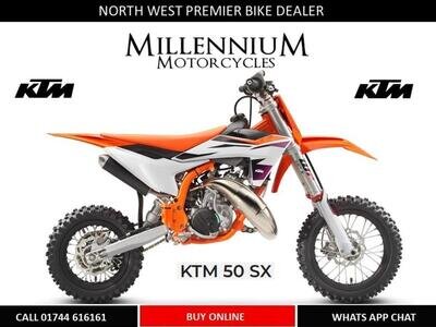 2024 KTM 50 SX MINI CROSSER WITH £650 OFF MRRP.