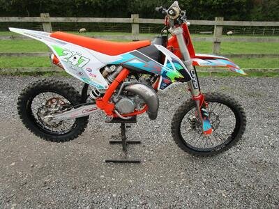 KTM 85 SX Big wheel.2023 Model.1 owner,HGS,K Tech forks.Superb example.