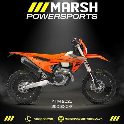 KTM 250 EXC-F 2025 Model - KTM Main Dealer - Taking Deposits Now!