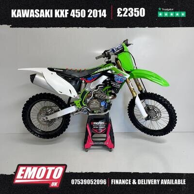 KAWASAKI KXF 450 2014 Motocross Bike 450cc @EmotoUK - Finance Available