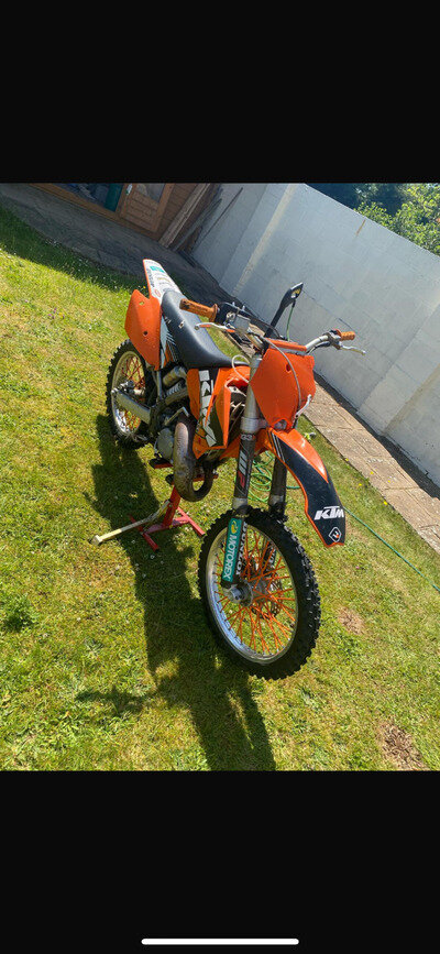 KTM SX 125 motocross bike