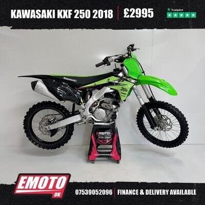 KAWASAKI KXF 250 2018 Motocross Bike 250cc @EmotoUK - Finance Available