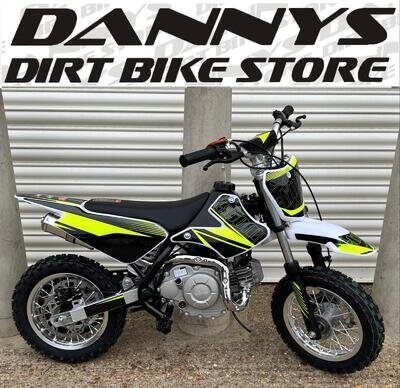 DANNYS DIRT BIKES NEW STOMP MINI PIT 65cc ELECTRIC START AUTOMATIC DIRT BIKE